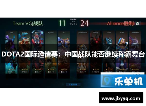 DOTA2国际邀请赛：中国战队能否继续称霸舞台